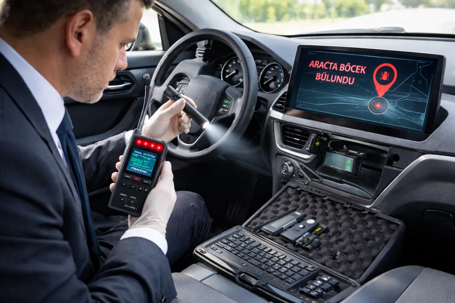 Araçta Böcek Arama